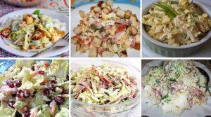 Шесть мини-салатов на скорую руку. Это просто палочка — выручалочка