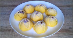 Оригинальный рецепт: печенье с яблочно — ореховой начинкой