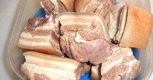 Сало «пятиминутка» — варим пять минут и за пять минут съедаем!